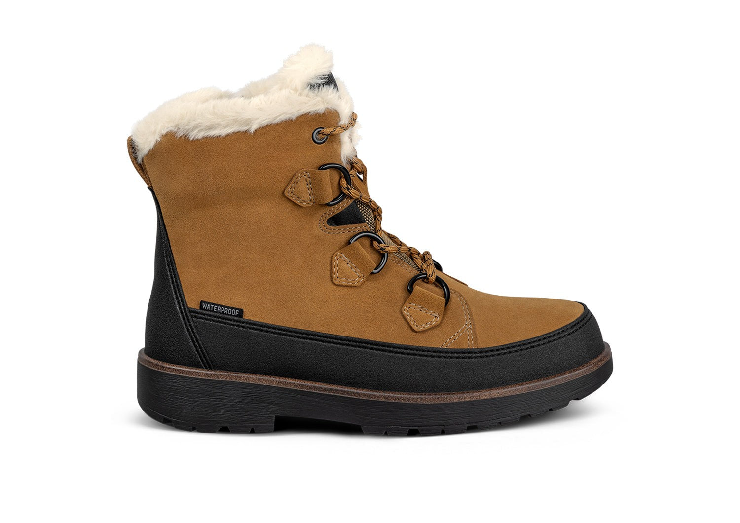 Orthofeet Stowe Waterproof Ortho-Cushion Women's Boots - Wheat - Product View - 1