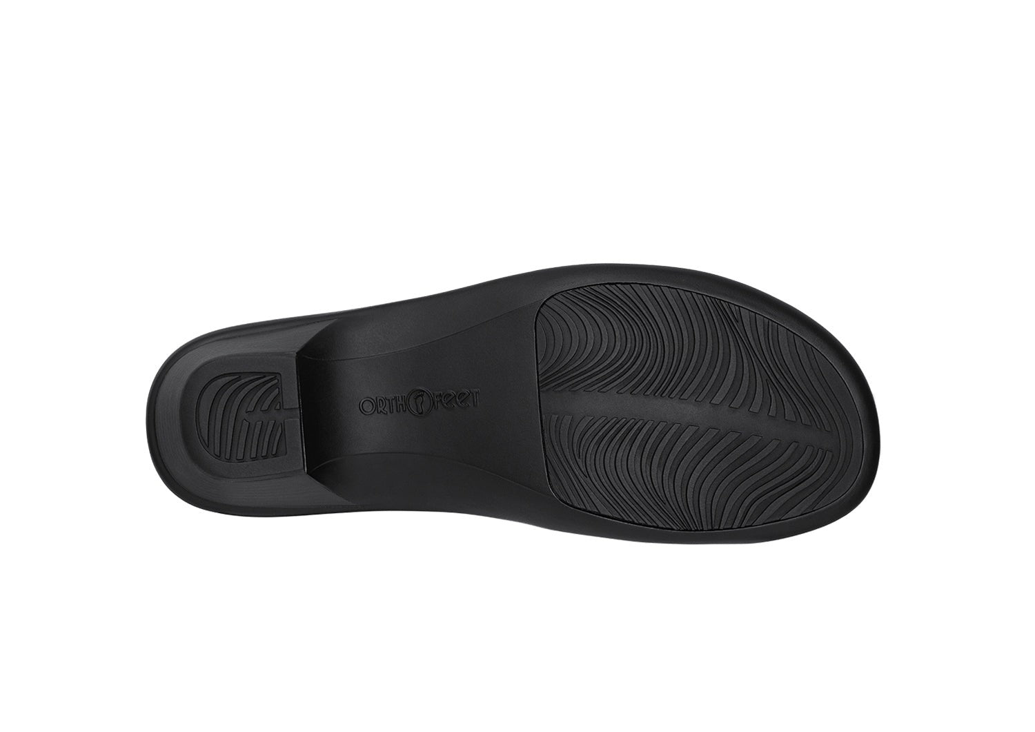 Orthofeet Tessa Supportive Heel Strap Women's Sandals - Black Snake - Product View - 7