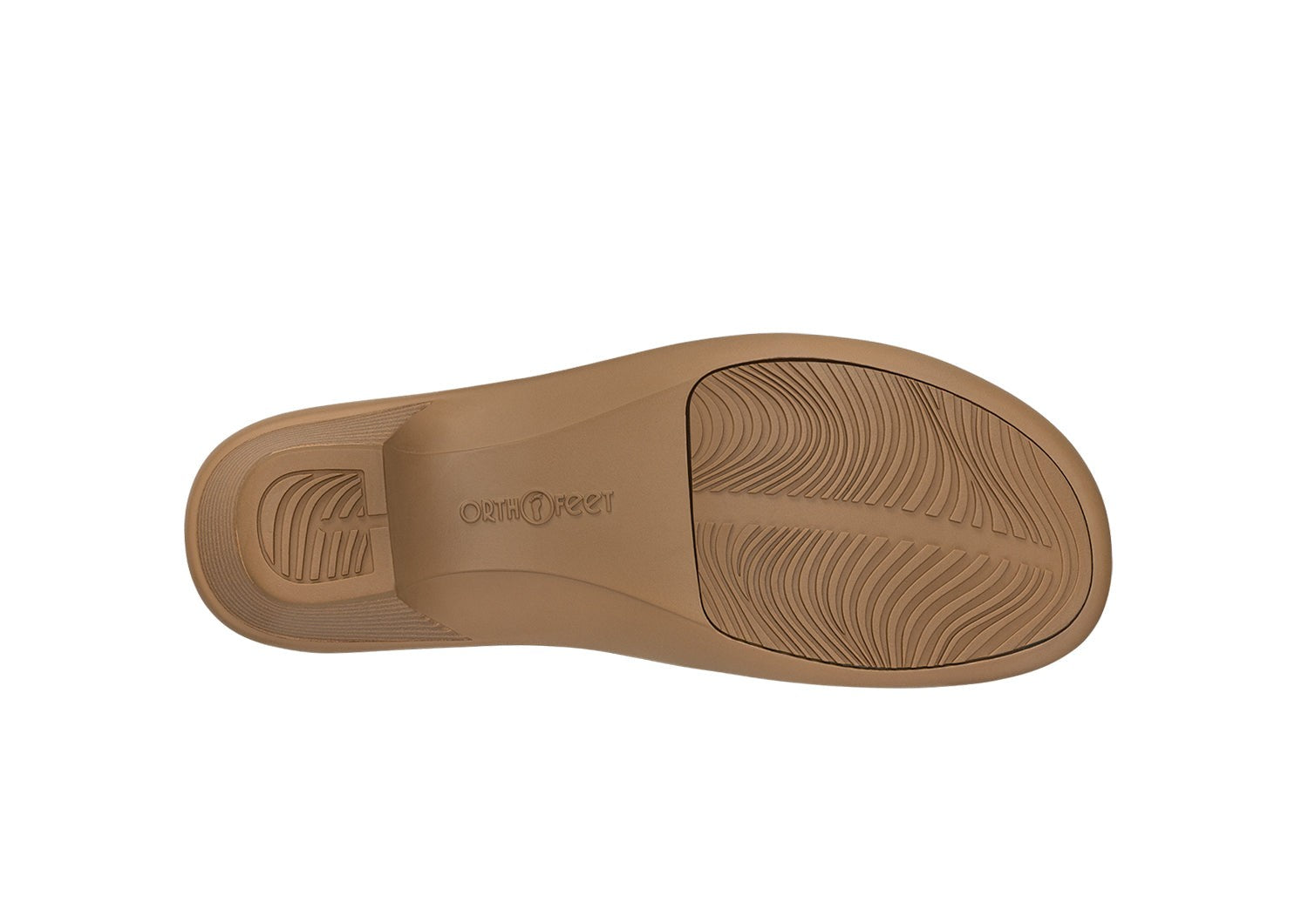 Orthofeet Tessa Supportive Heel Strap Women's Sandals - Taupe - Product View - 7