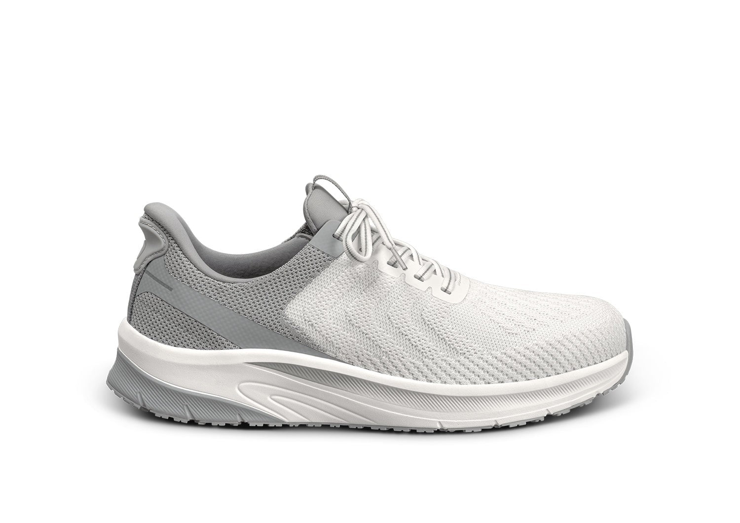 Orthofeet Tilos Hands-Free Support Stretch Men's Sneakers - White - Product View - 1