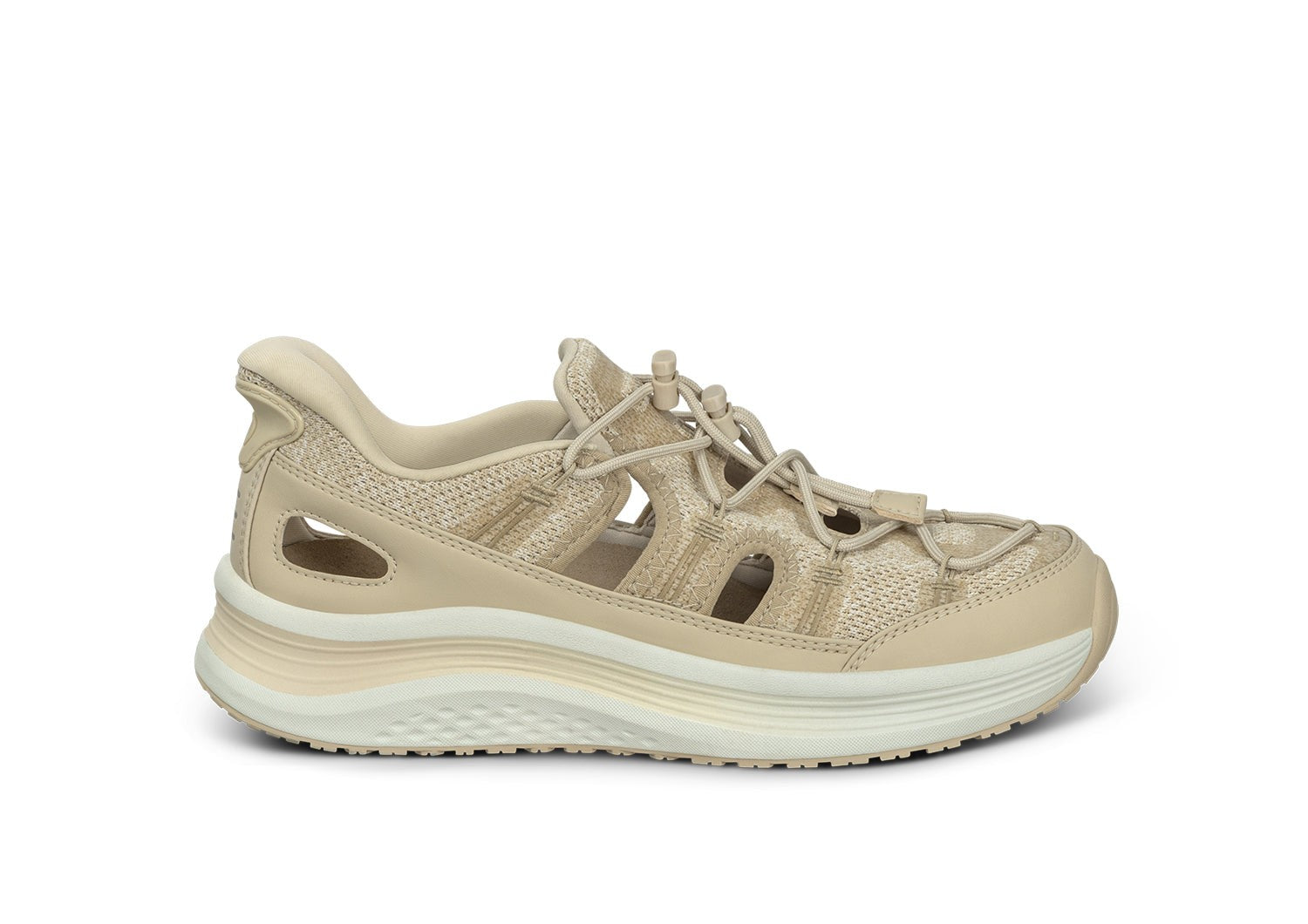 Orthofeet Venus Hands-Free Cushioned Arch Support Women's Sandals in Beige