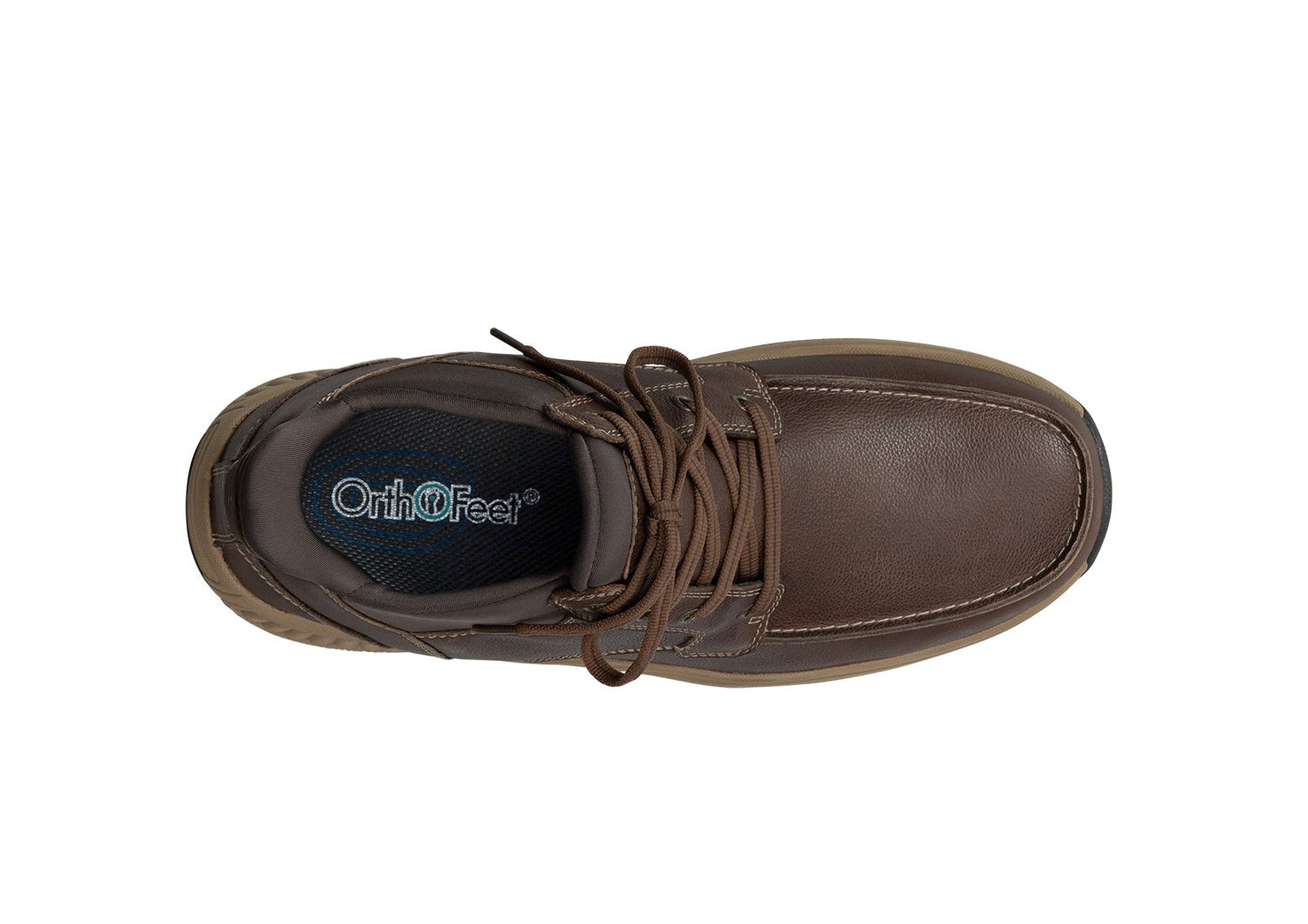 Orthofeet Verno Hands-Free - Brown - Bird's Eye View - 5