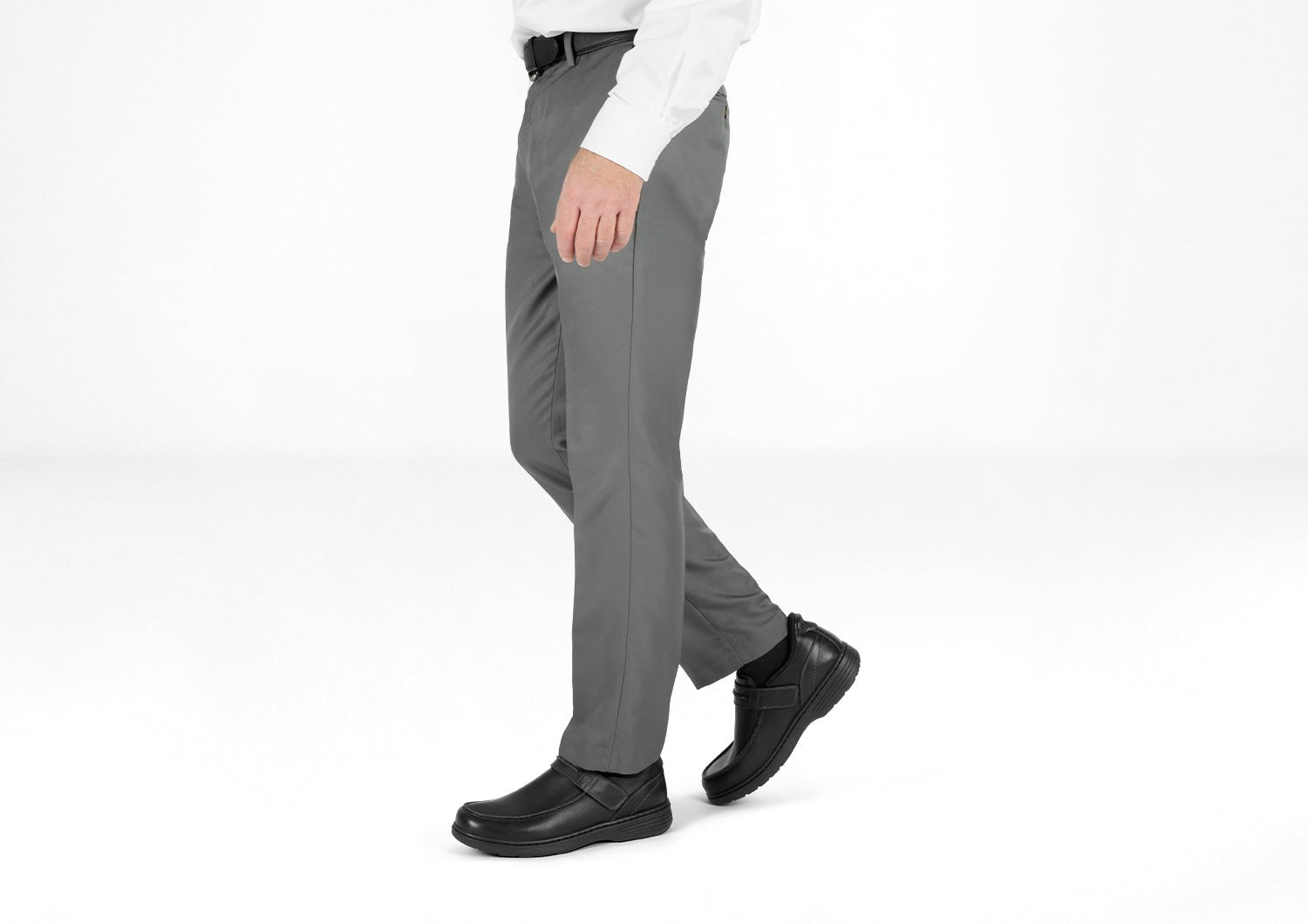 Orthofeet Xavier Hands-Free Men's Casual - Black - Lifestyle View - 8