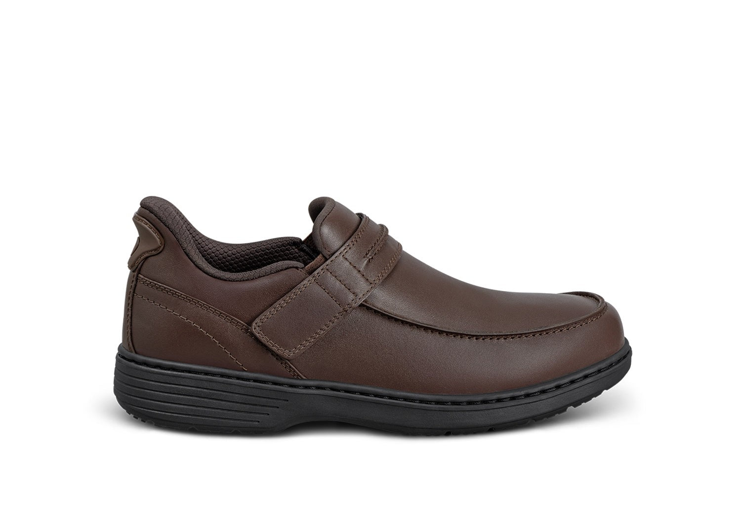 Orthofeet Xavier Hands-Free Men's Casual in Brown
