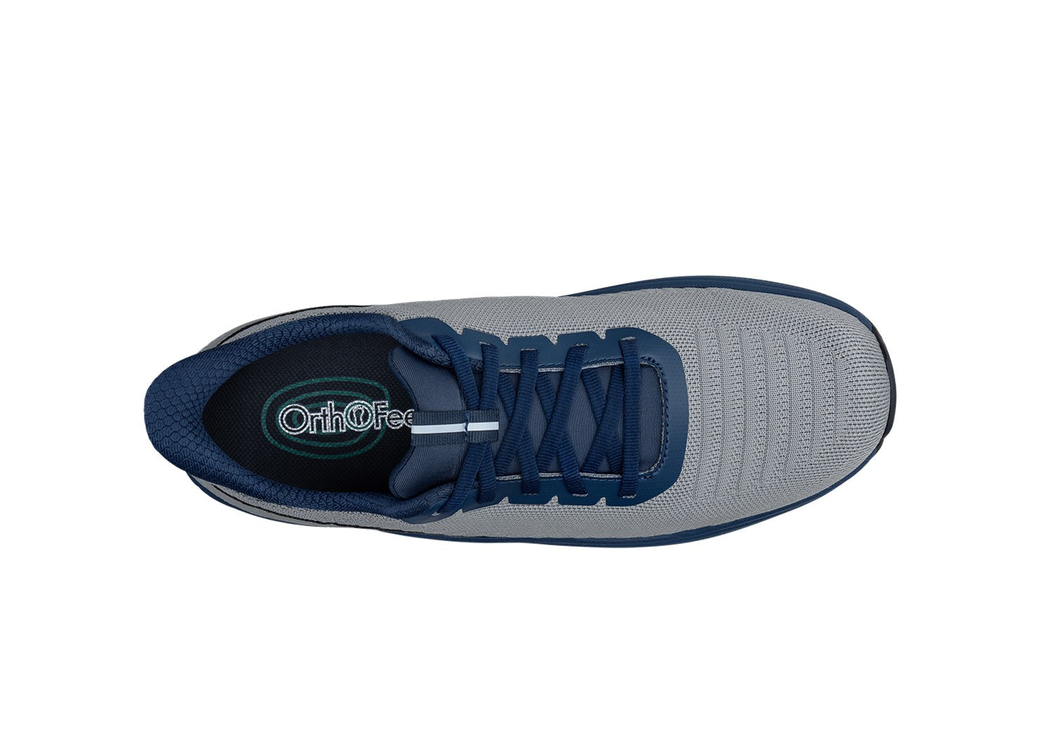 Orthofeet Yari Hands-Free Men's Sneakers - Gray/navy - Product View - 6