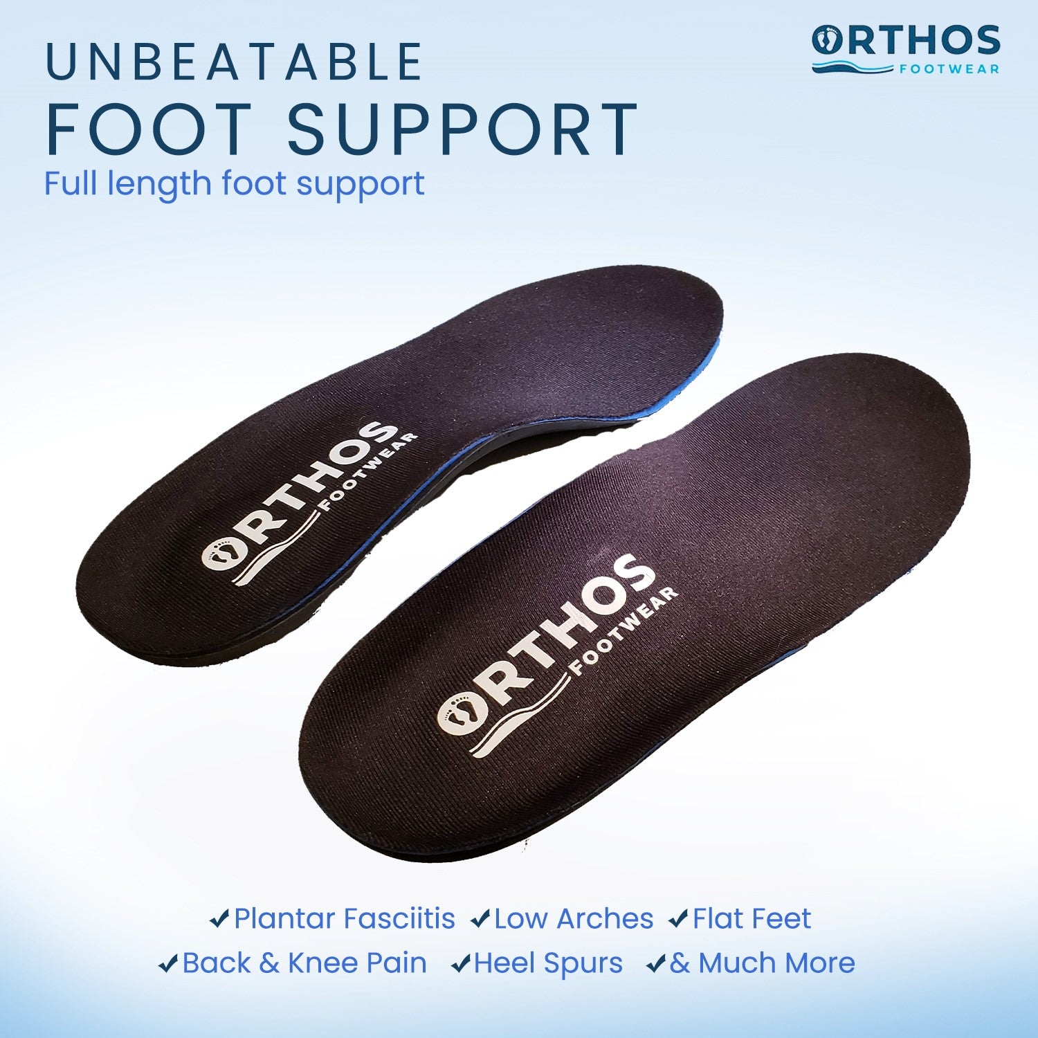 ORTHOS Shearling Orthotic Insoles - Inserts w/ Arch Support for Slippers, White - Sheepskin Lined Boots - foot supports Lifestyle