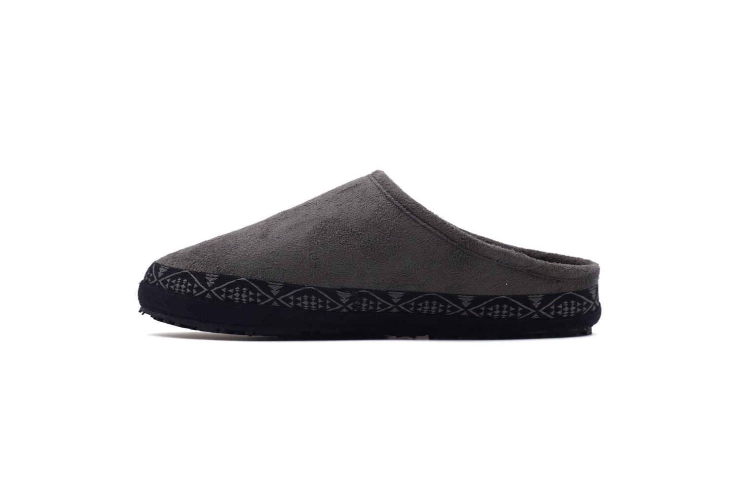 Pendleton Men's Porch Mule Washable Microsuede Slipper - Steel Gray - Medial Side
