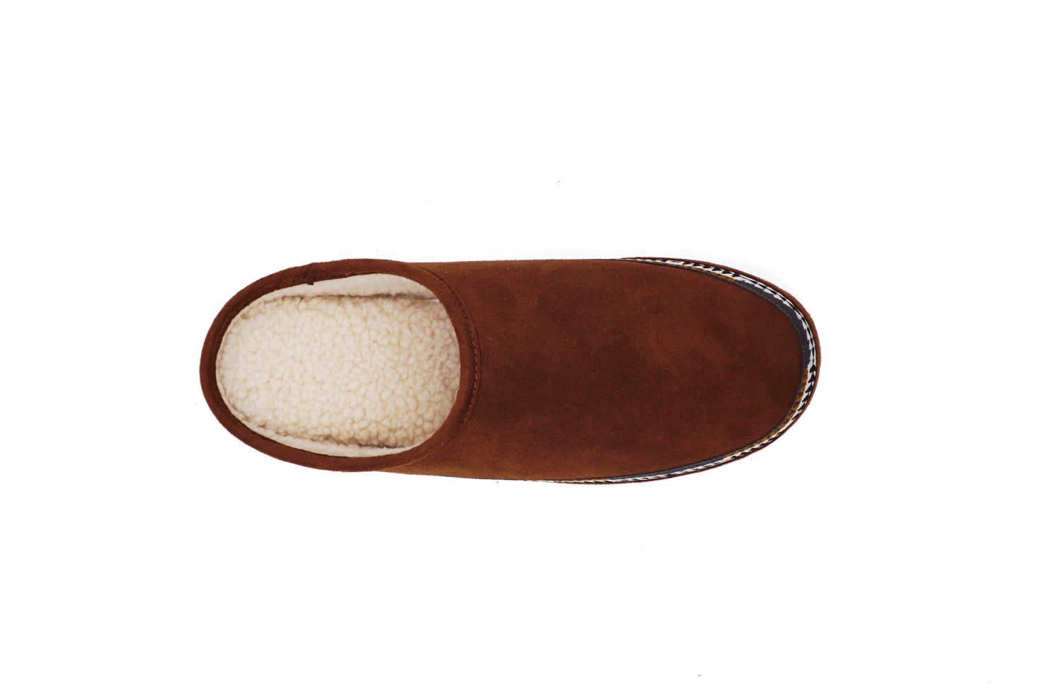 Pendleton Men's Porch Mule Washable Microsuede Slipper - Caramel Cafe - Top