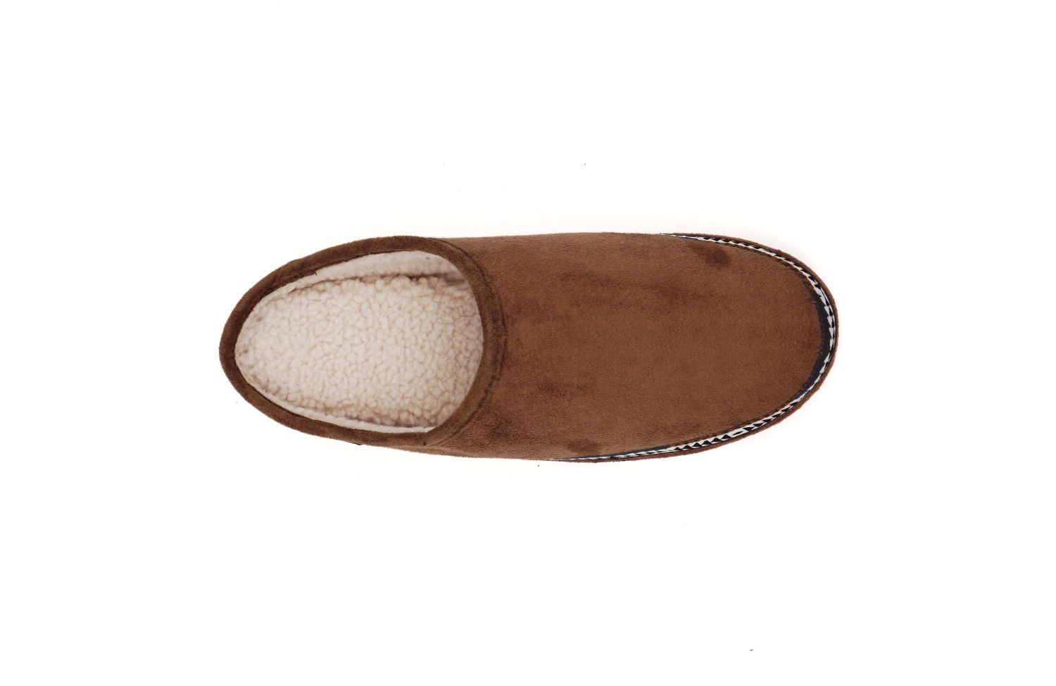 Pendleton Men's Porch Mule Washable Microsuede Slipper - Toasted Coconut - Top