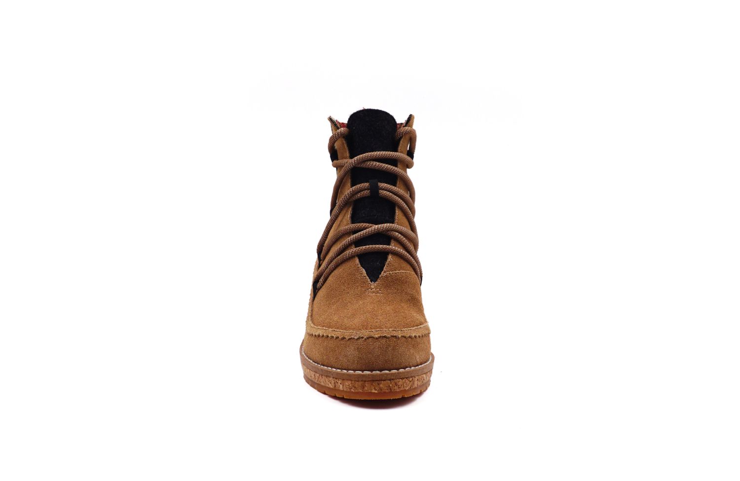 Pendleton Women's Islegate Lace-Up Wedge Waterproof - Toasted Coconut - Front