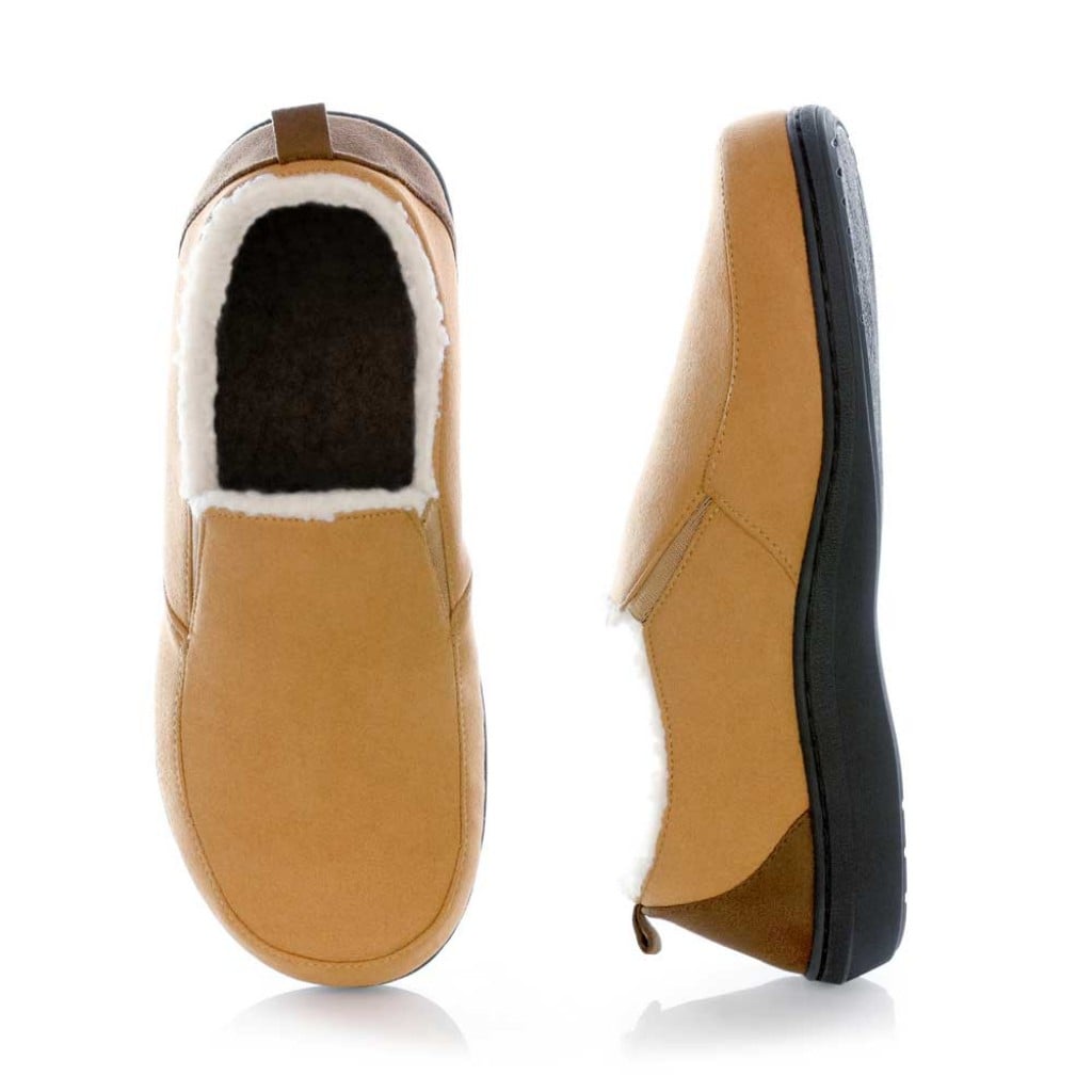 PowerStep ArchWear Twin-Gore Slippers Men's Orthotic Slippers - Light Brown - Product View - 1