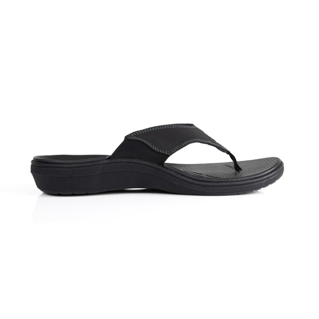 PowerStep ArchWear Women's Sandals - Black - Product View - 2