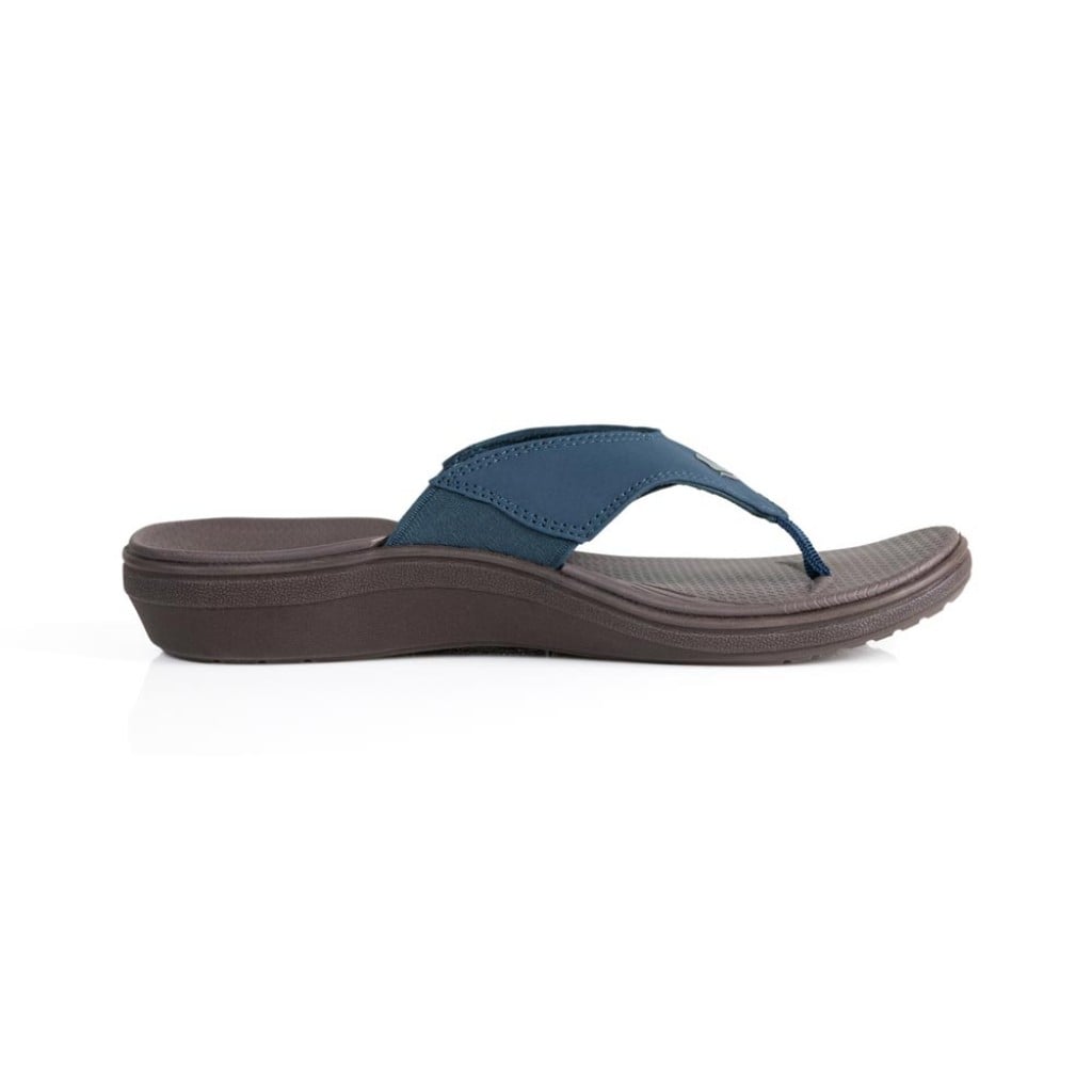 PowerStep ArchWear Women's Sandals - Navy/brown - Product View - 3