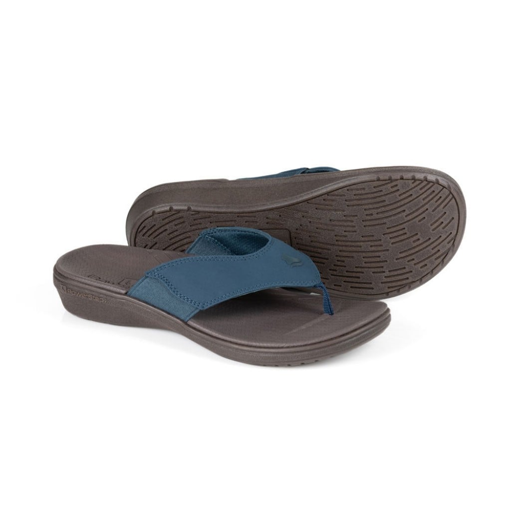 PowerStep ArchWear Women's Sandals - Navy/brown - Product View - 6