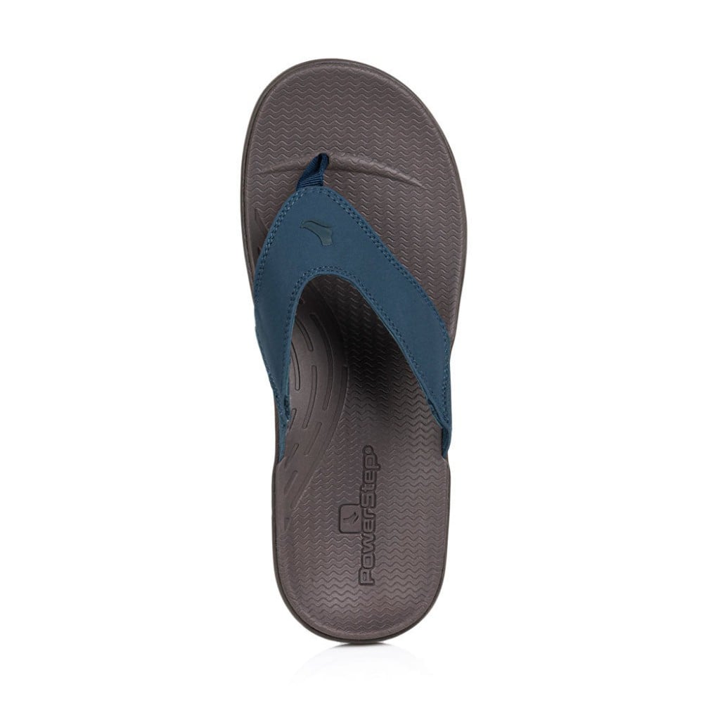 PowerStep ArchWear Women's Sandals - Navy/brown - Product View - 7