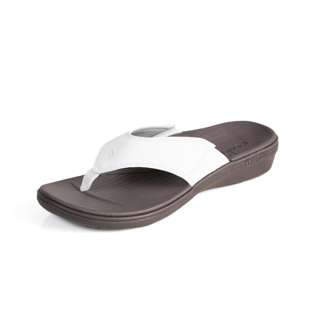 PowerStep ArchWear Women's Sandals in White/brown