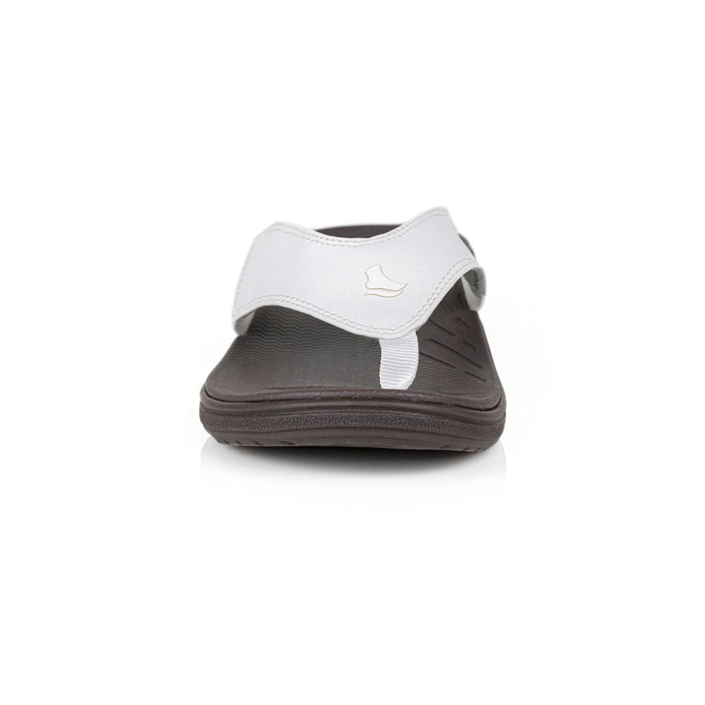 PowerStep ArchWear Women's Sandals - White/brown - Product View - 4