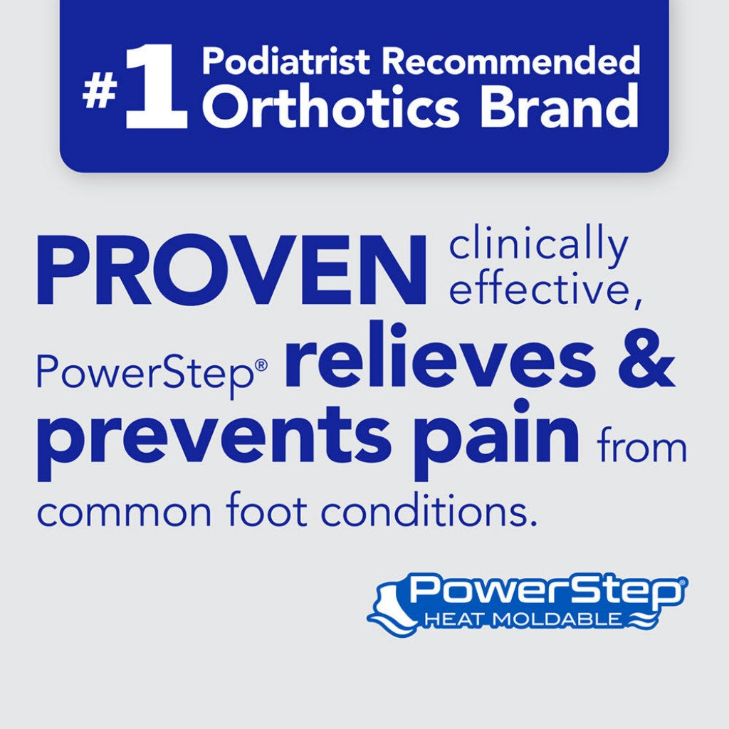 PowerStep Heat Moldable Insoles - Black - Product View - 2