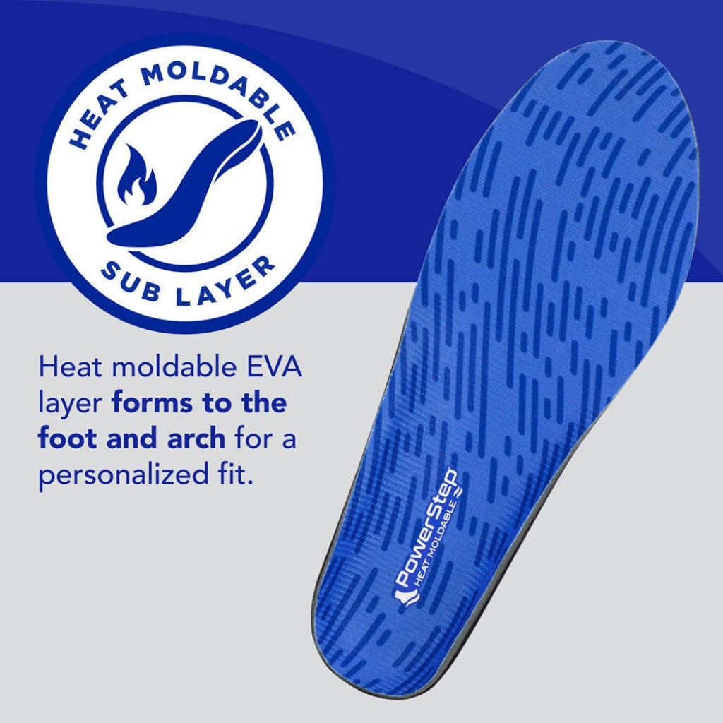 PowerStep Heat Moldable Insoles - Black - Product View - 4