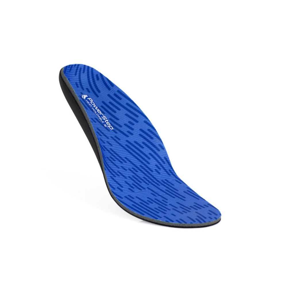 PowerStep Heat Moldable Insoles - Black - Sole View - 7