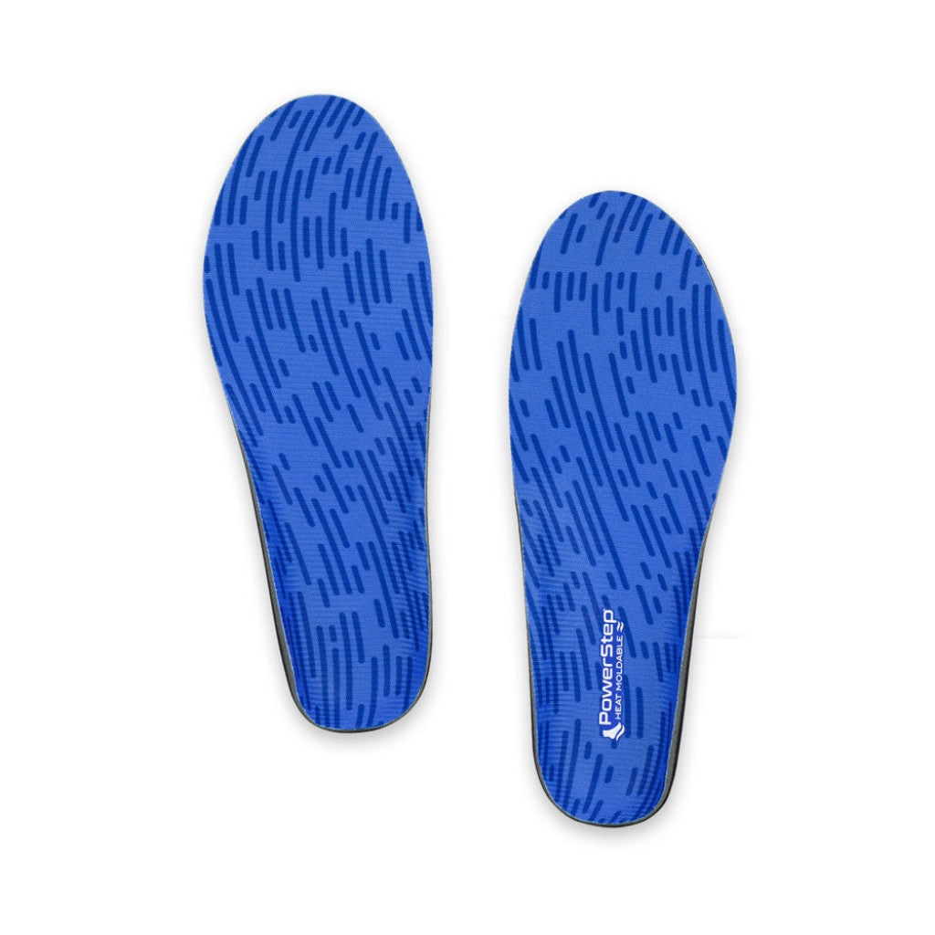 PowerStep Heat Moldable Insoles - Black - Sole View - 8