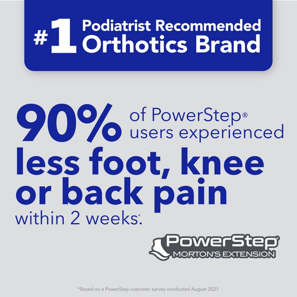 PowerStep Morton's Extension Insoles Orthotic Support Insoles - Lifestyle - Product View - 1