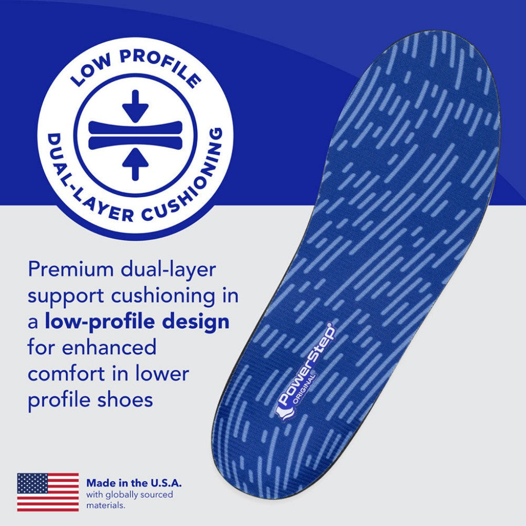 PowerStep Original Insoles Neutral Arch Orthotic Insoles - Black - Product View - 4