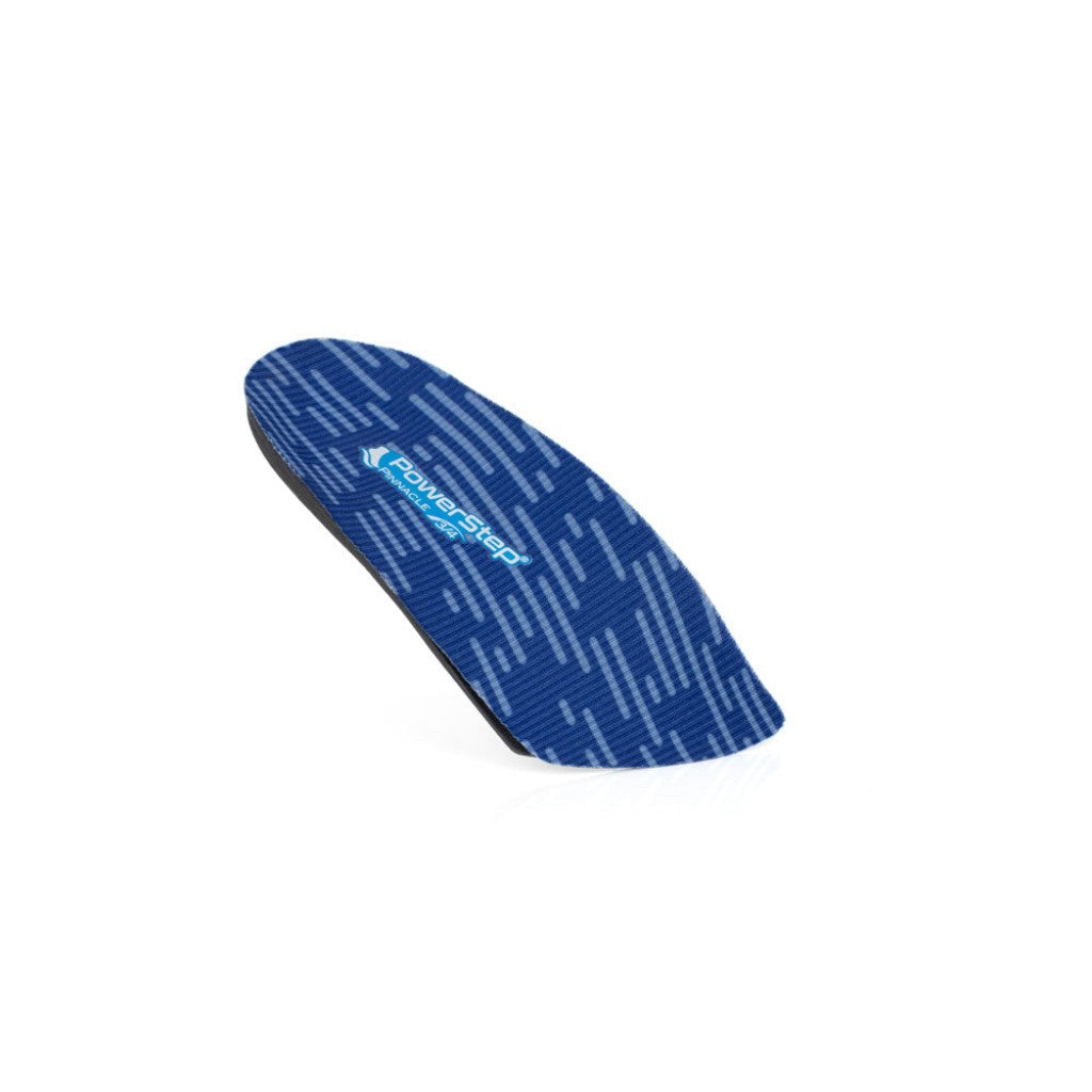 PowerStep Pinnacle 3/4 Support Insoles & Inserts - Black - Sole View - 7