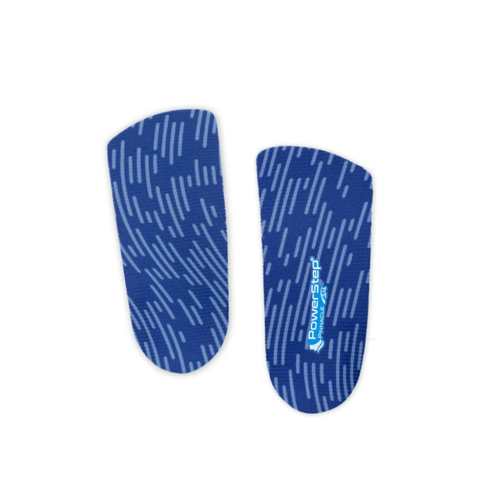 PowerStep Pinnacle 3/4 Support Insoles & Inserts - Black - Sole View - 8