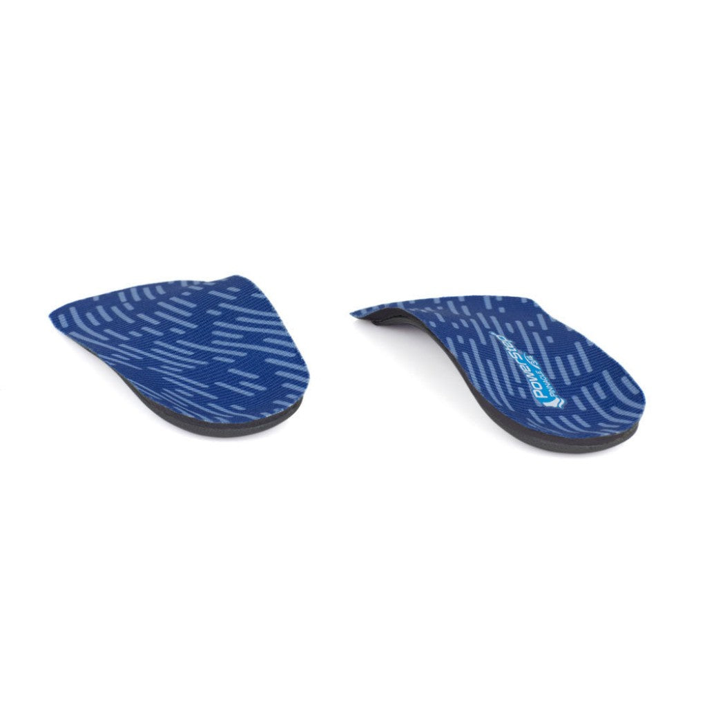 PowerStep Pinnacle 3/4 Support Insoles & Inserts - Black - Sole View - 9