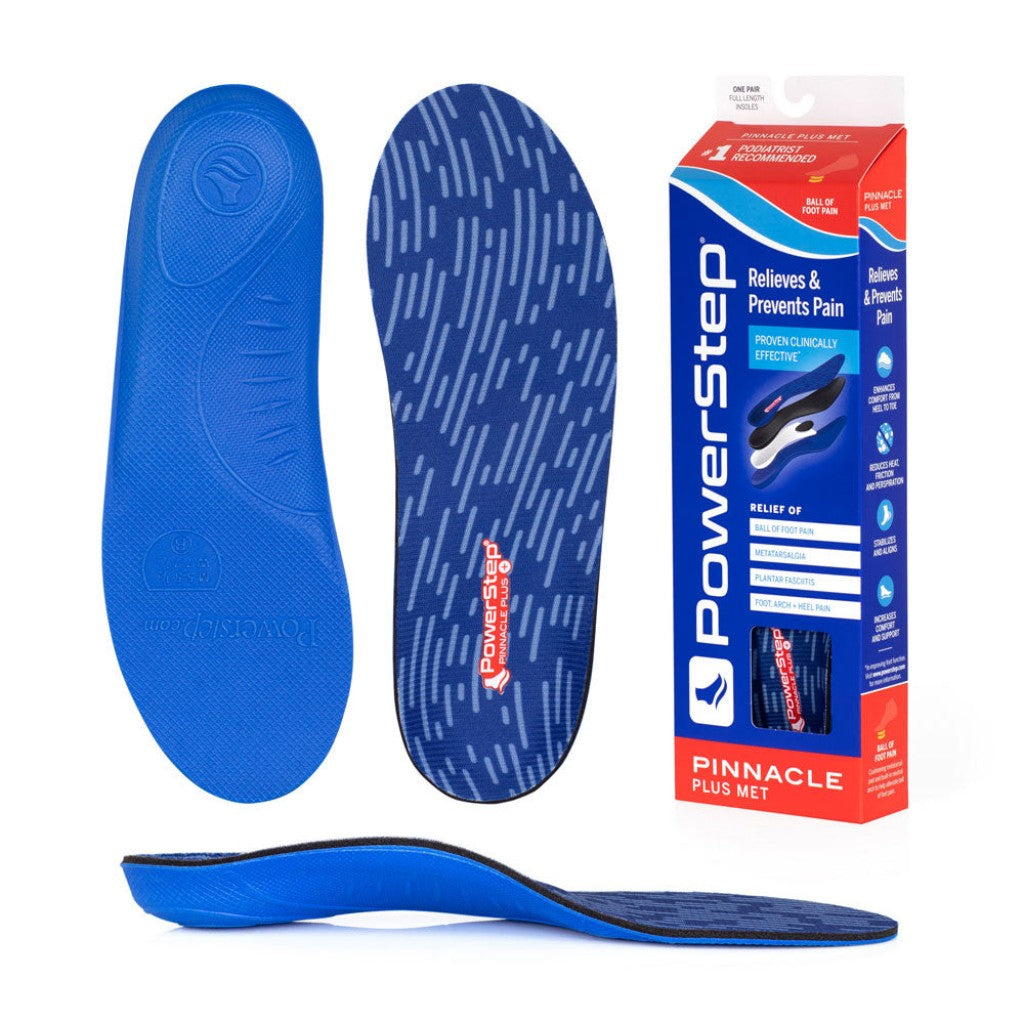 Powerstep Pinnacle Plus Metatarsal Pad Comfort Insole