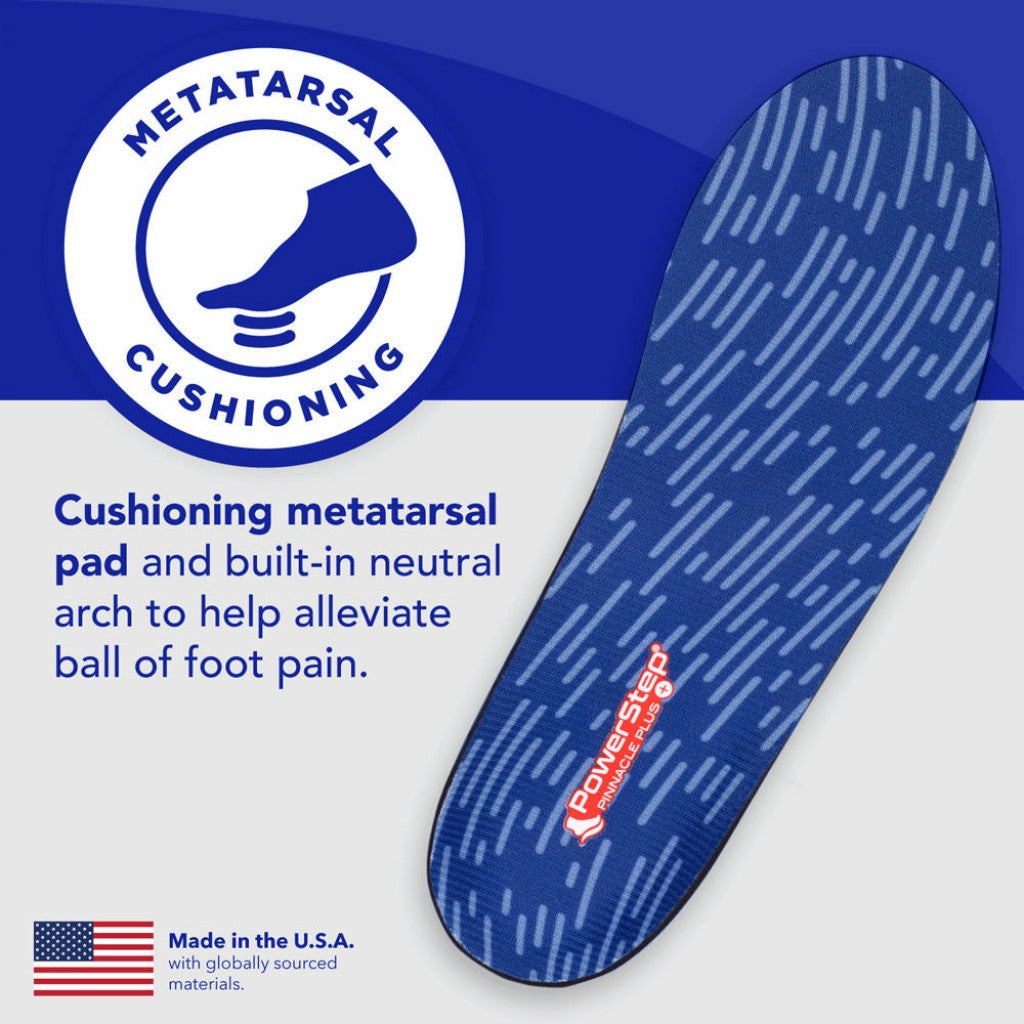 PowerStep Pinnacle Plus Met Insoles - Not Specified - Product View - 4