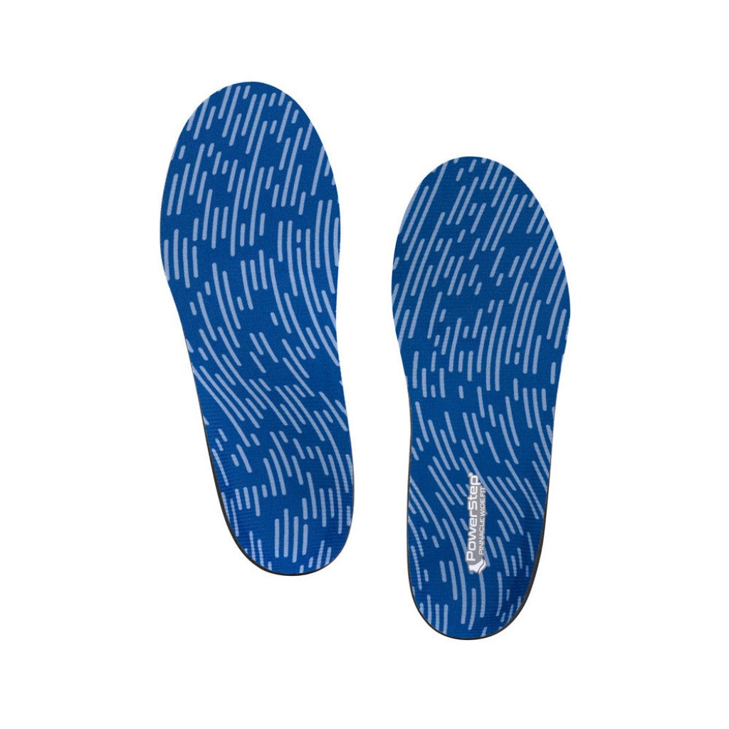 PowerStep Pinnacle Wide Fit Neutral Arch Orthotic Insoles - Black - Product View - 8