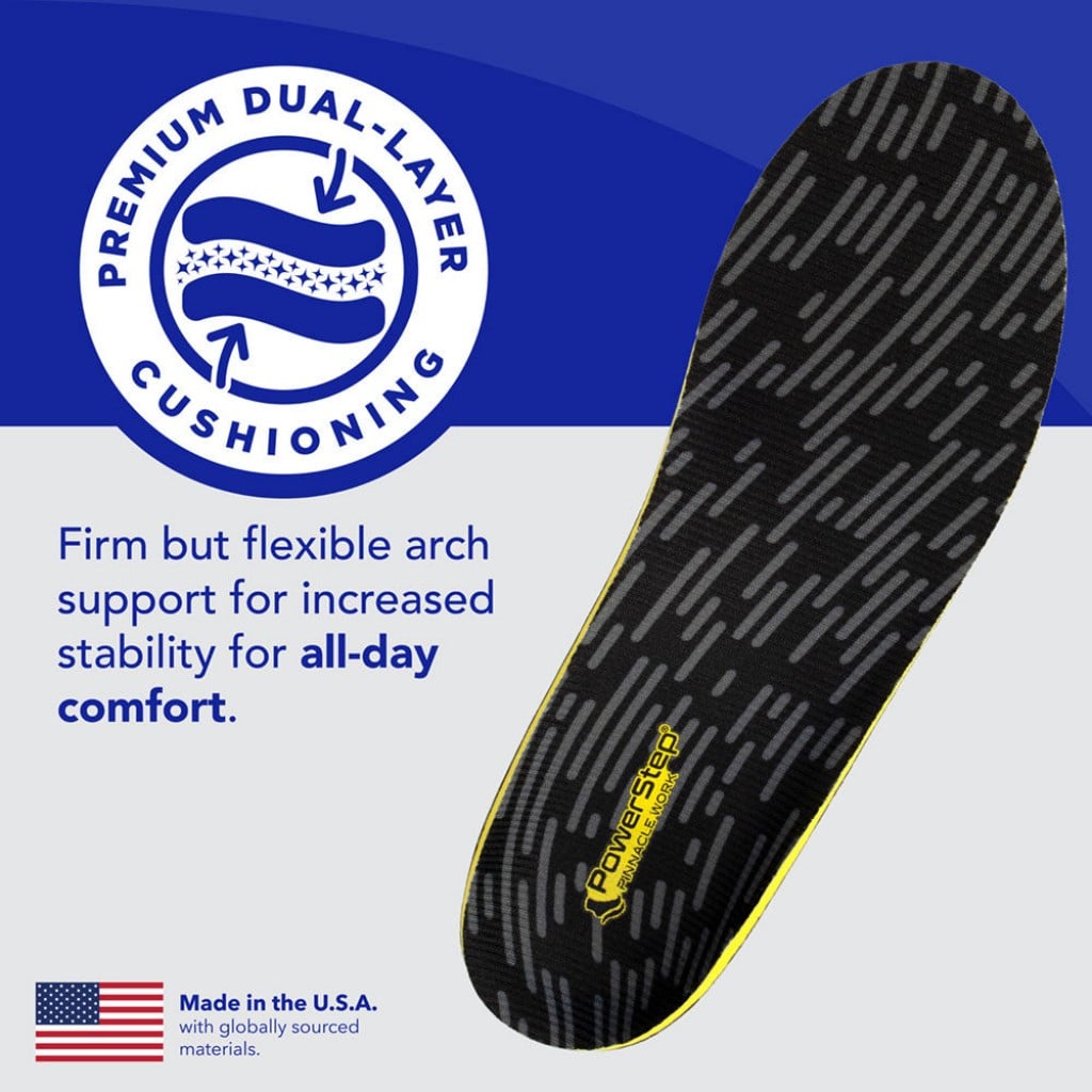 PowerStep Pinnacle Work Insoles - Product View - 4