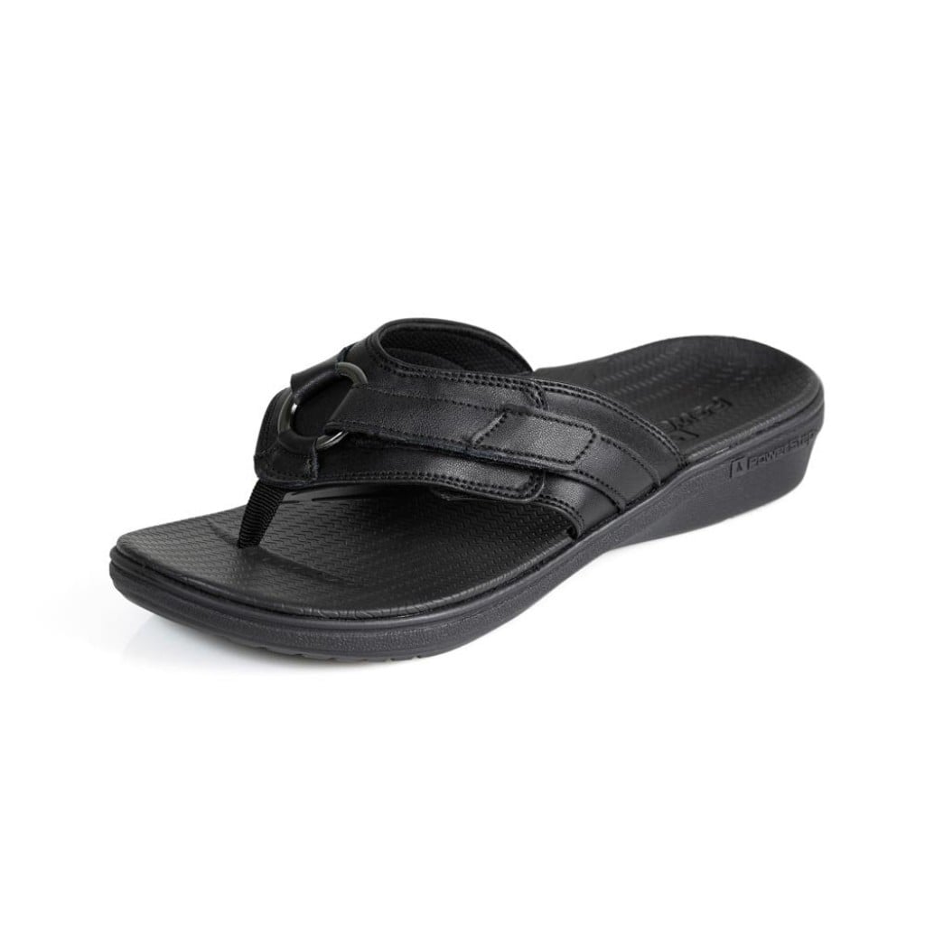 Powerstep ArchWear Women's Fashion Sandals - Black - Product View - 1