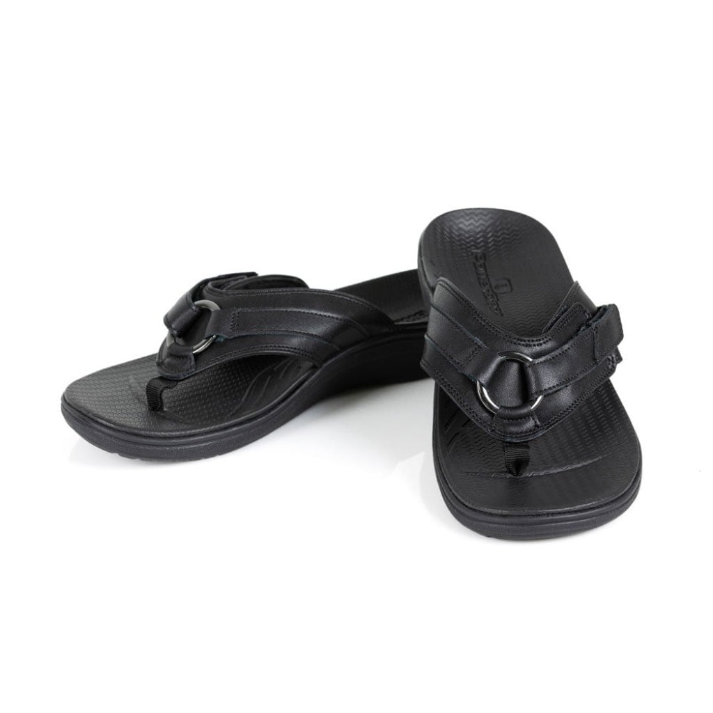Powerstep ArchWear Women's Fashion Sandals - Black - Product View - 2