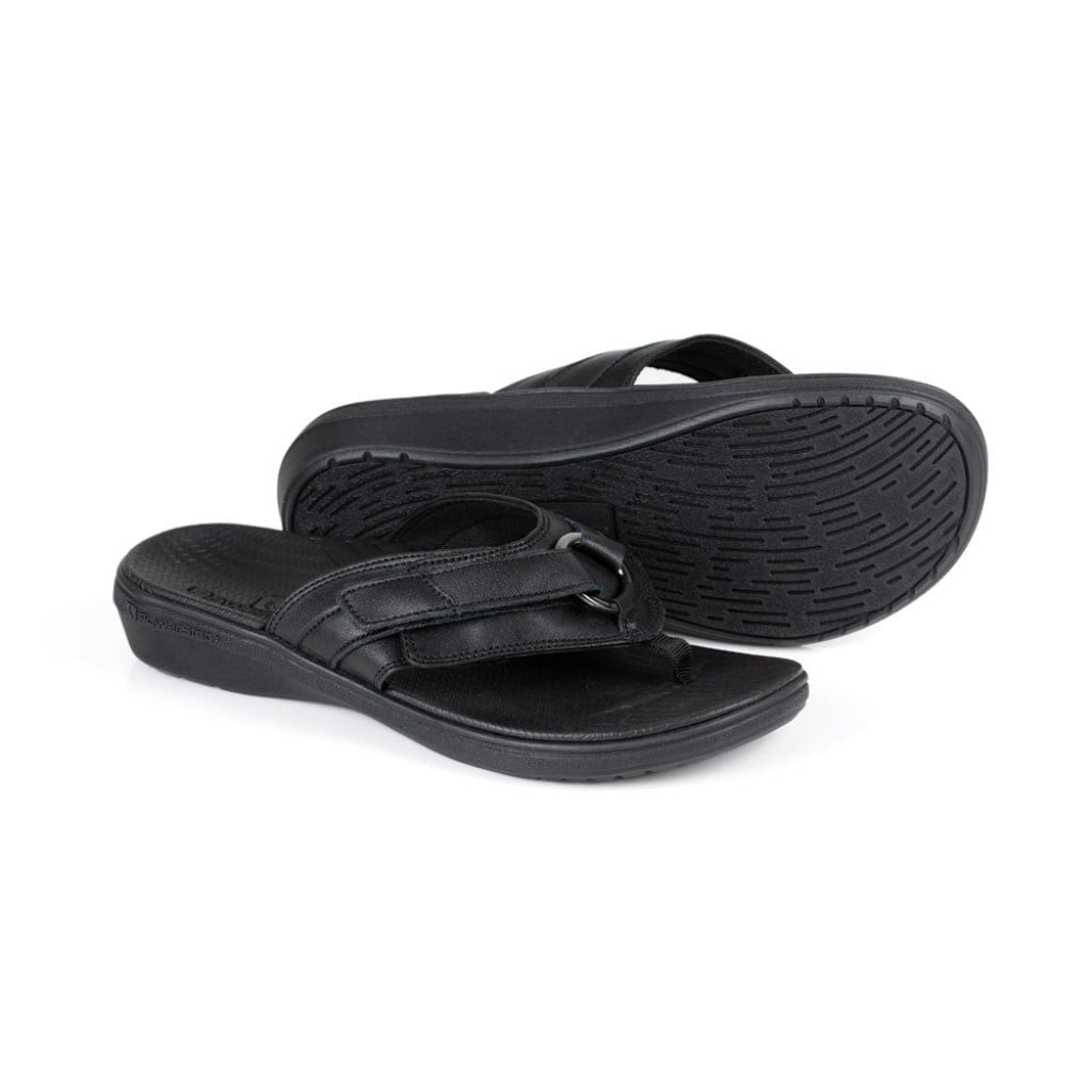 Powerstep ArchWear Women's Fashion Sandals - Black - Product View - 6