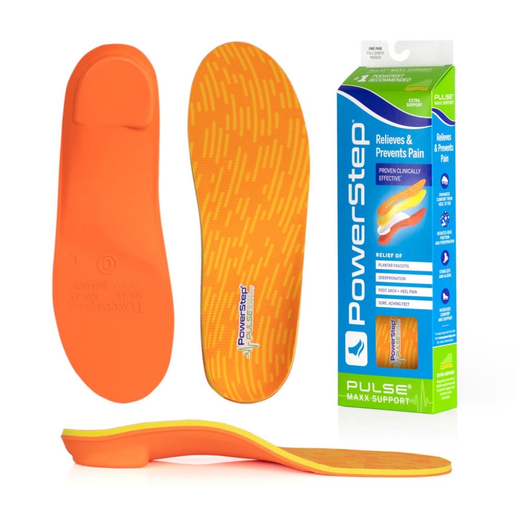 Powerstep PULSE Maxx Support Insoles - Sole View - 1