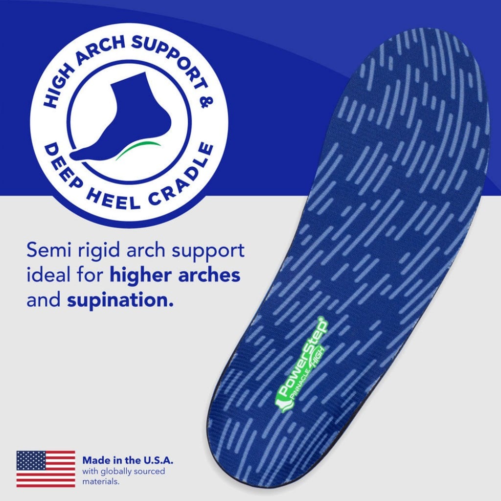 Powerstep Pinnacle High Arch Insoles - Product View - 4