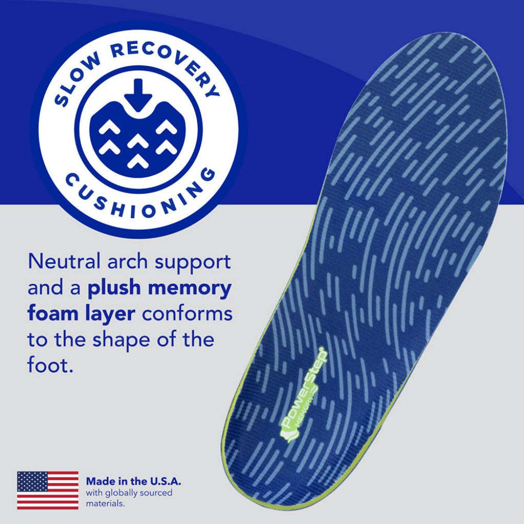 Powerstep Pinnacle Memory Foam Insoles - Black - Product View - 4