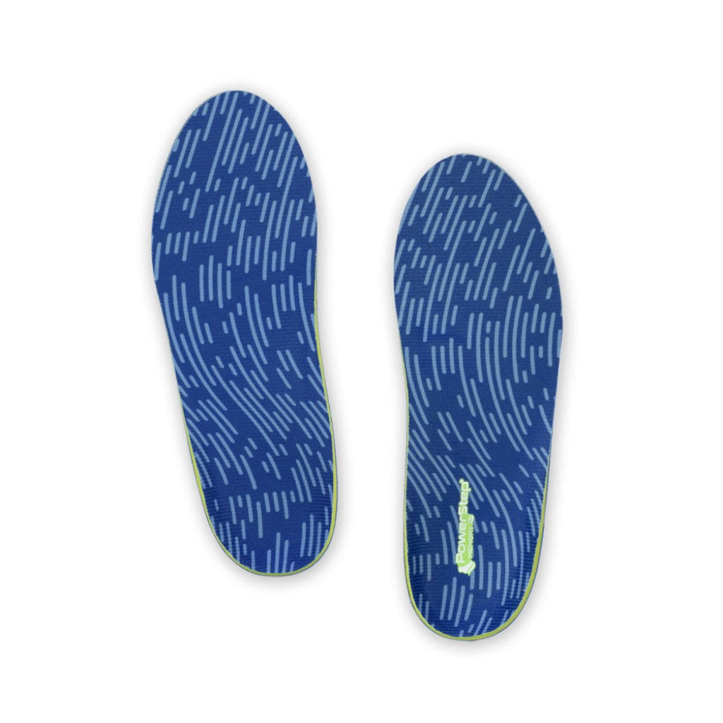 Powerstep Pinnacle Memory Foam Insoles - Black - Sole View - 8