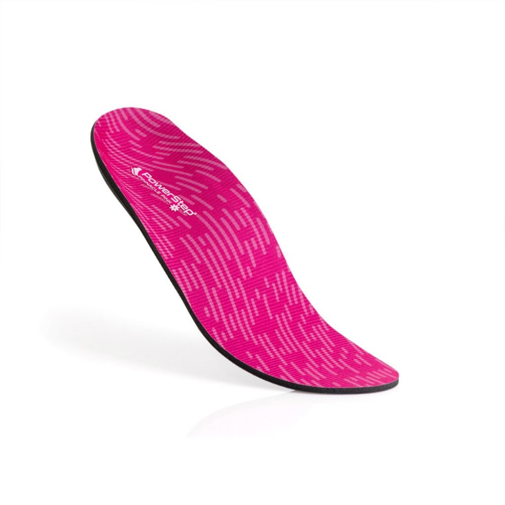 Powerstep Pinnacle Pink Women's Supportive Orthotic Insoles - Product View - 7