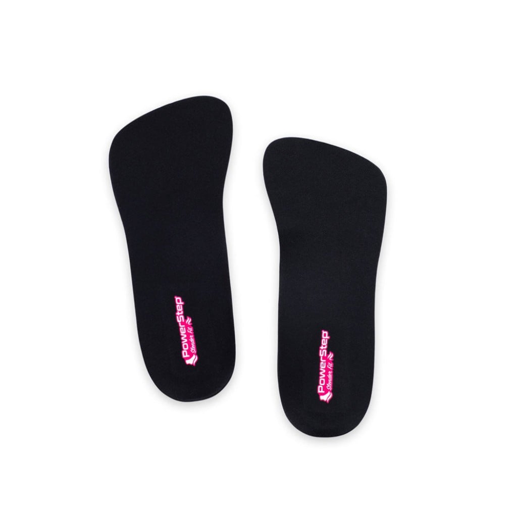 Powerstep SlenderFit 3/4 Women's Support Insoles - Black - Product View - 8