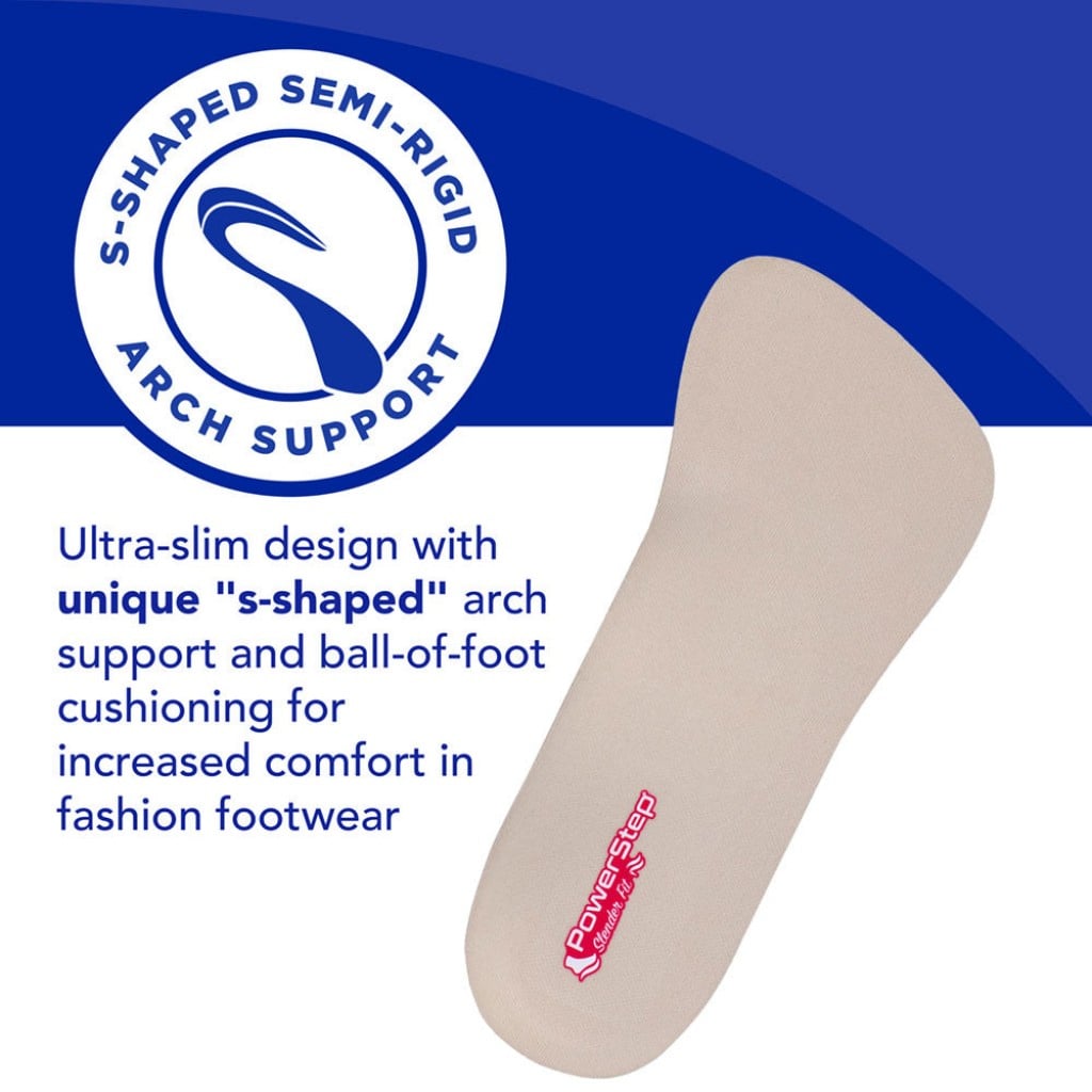 Powerstep SlenderFit 3/4 Women's Support Insoles - Lifestyle - Product View - 3