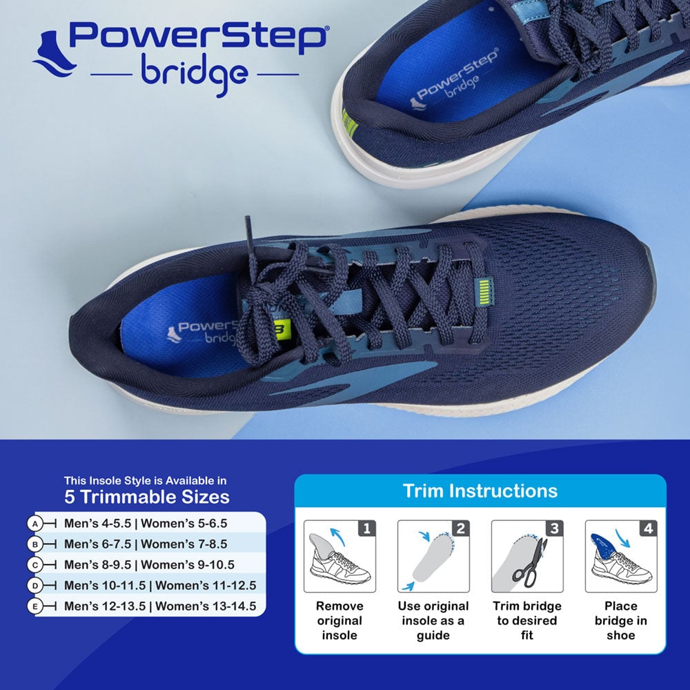 PowerStep Bridge Insoles - 2 Pairs - View 6