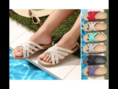 Vionic Tia Women's Sandal - Women's Stretchy Gore Orthotic Arch Support Sandal