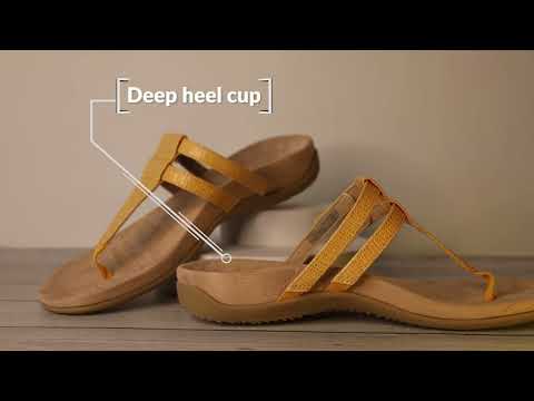 Vionic Elvia - Women's Adjustable Slip-on Orthotic Sandal 