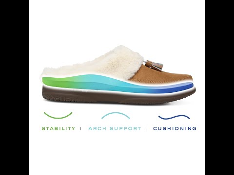 Vionic Perrin Women's Arch Supportive Slipper with Removable Insoles
