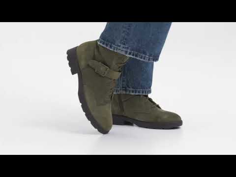 Vionic Catina Women's Mid Shaft Short Boot - Comfortable Orthotic Arch Support Lace-Up