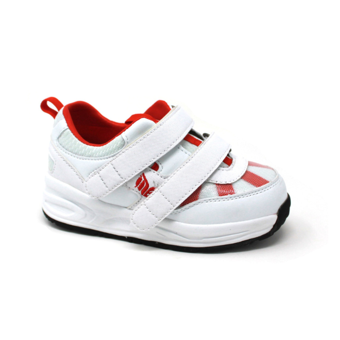 MT. Emey MTN16V Red - Kids Extra Depth  Athletic Walking Shoes Hook and Loop - Red